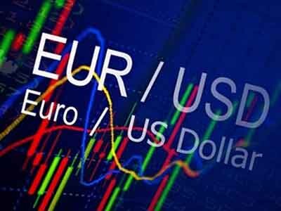 EUR/USD, currency, EUR/USD peilt angesichts fallender US Treasury Renditen die 1,2200 an