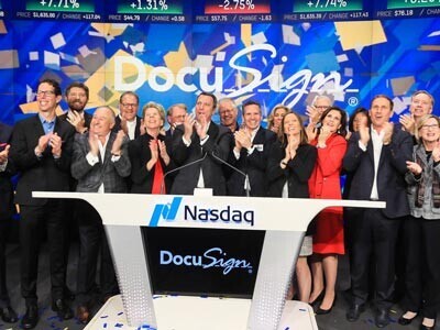 NASDAQ 100, index, DocuSign: the demand for digital verification will not disappear