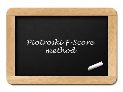 Piotroski F-Score method - how to determine a quality company using a single indicator