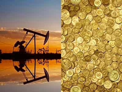 Brent Crude Oil, energetic, WTI Crude Oil, energetic, Gold, mineral, Спад цен на нефть Brent и WTI продолжается, золото растет в цене