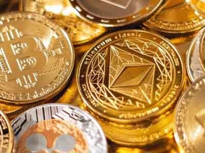 Ethereum/USD, cryptocurrency, Bitcoin/USD, cryptocurrency, Grayscale calculated when the \