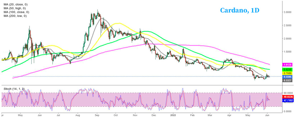 Дневной график ADA/USD
