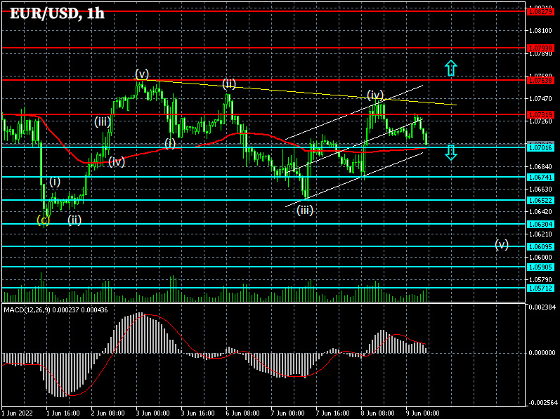 EURUSD: Forex strategy for the euro/dollar pair on 09/06/2022