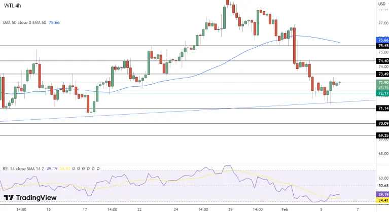 График WTI: технический анализ